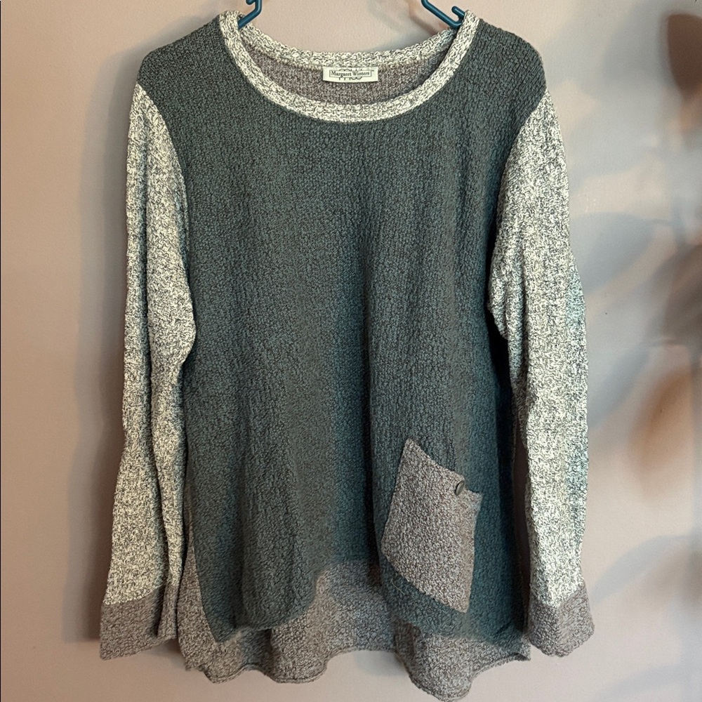 Cozy Oversized Multi Color Knit Sweater